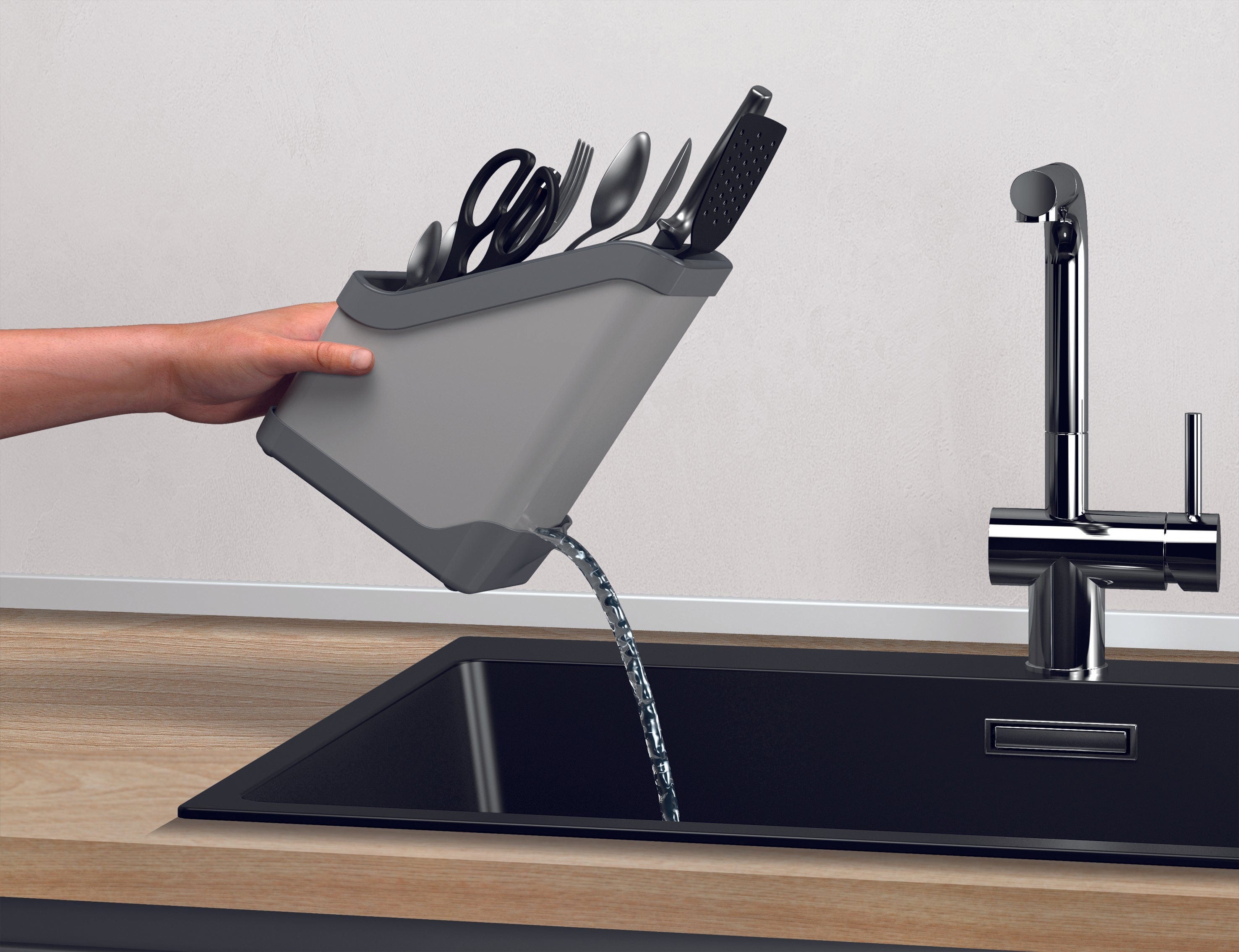 Metaltex Adjustable Cutlery Drainer Kitchen Organisers and Storage MT586