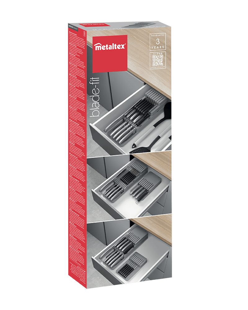 Metaltex Adjustable Knife Organizer Kitchen Organisers and Storage MT595