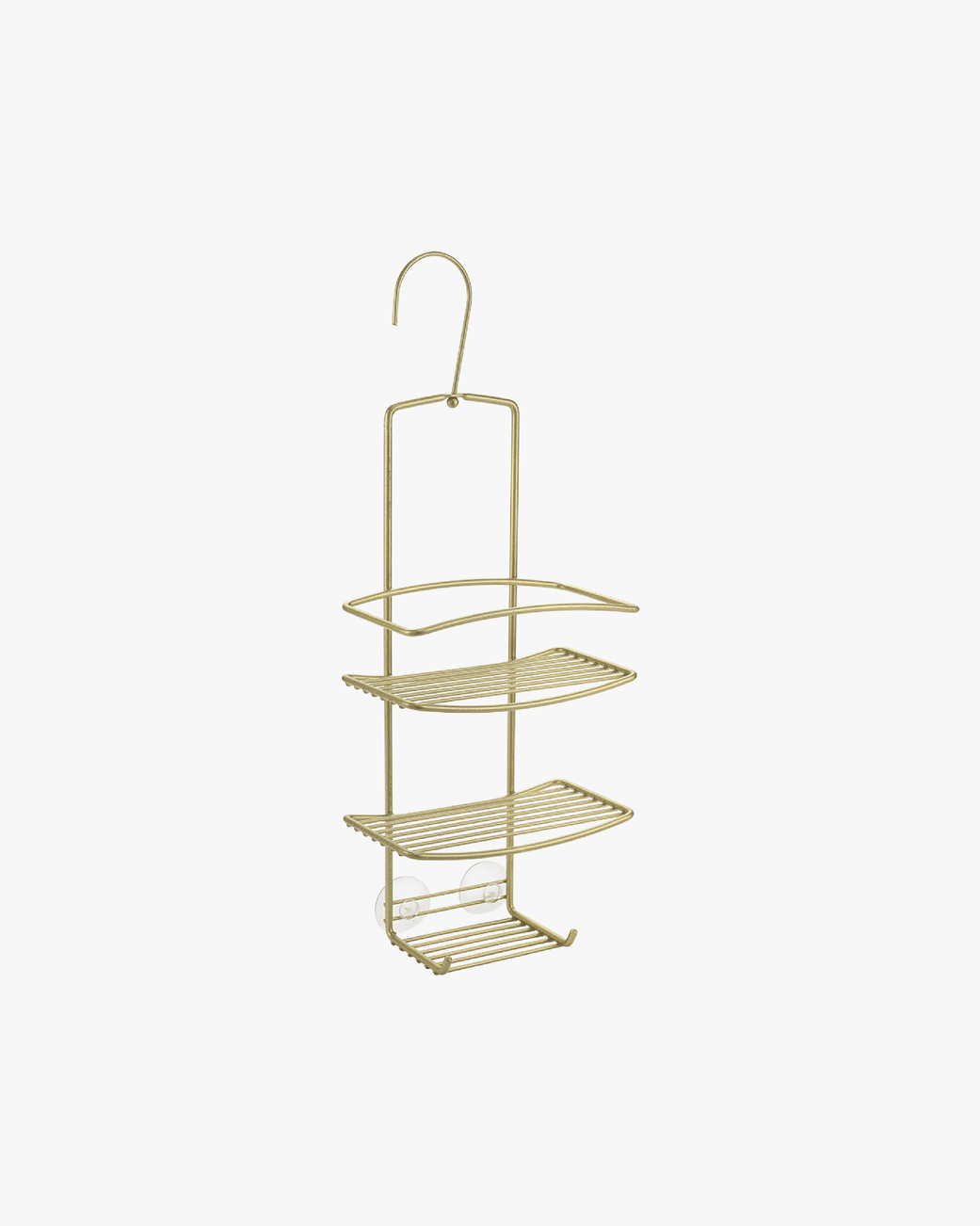 Metaltex Brass Onda Shower Caddy Bathroom Organisers MT438