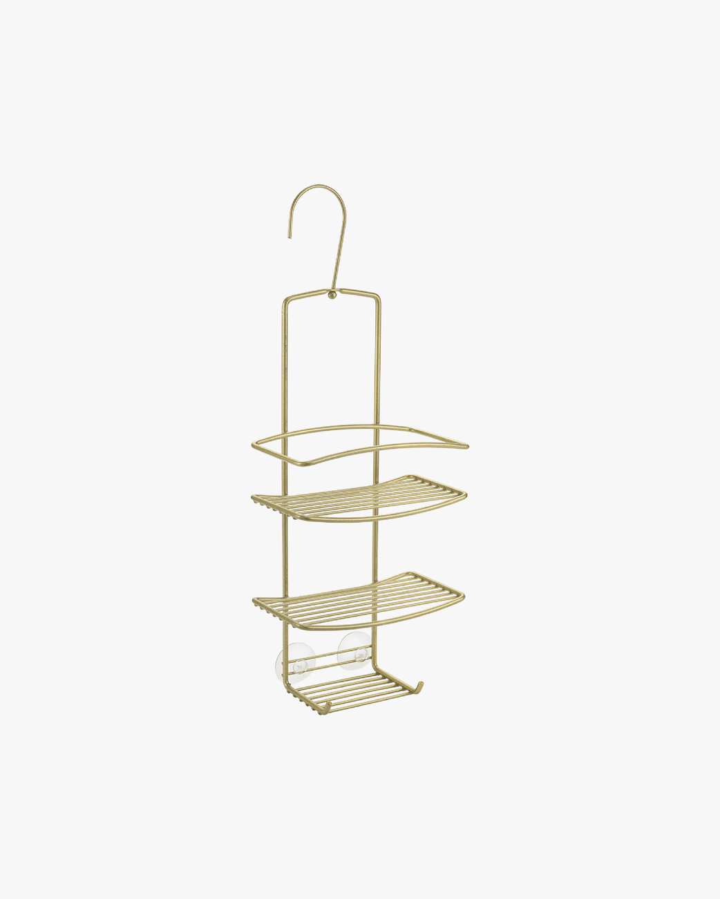 Metaltex Brass Onda Shower Caddy Bathroom Organisers MT438