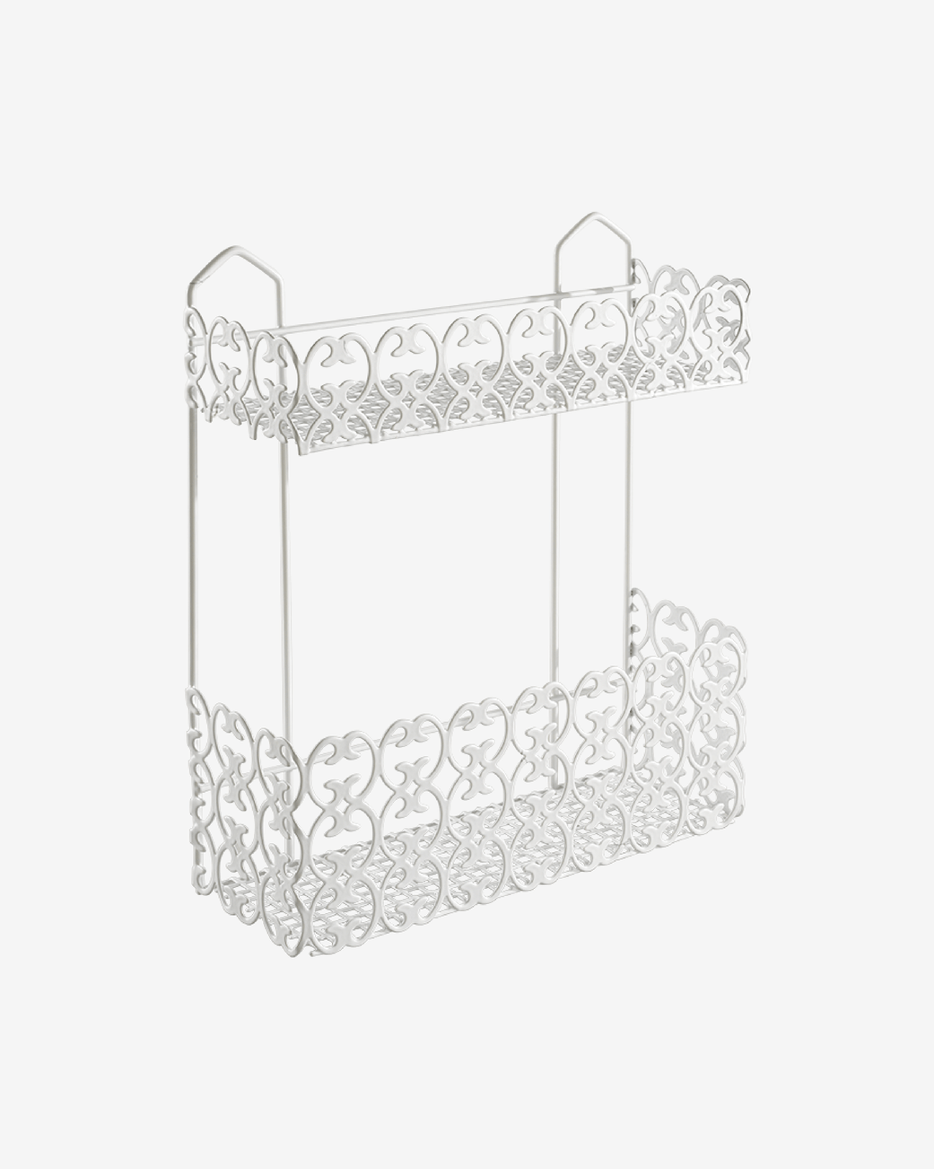 Metaltex Florenz 2 Tier Shelf Bathroom Organisers MT172