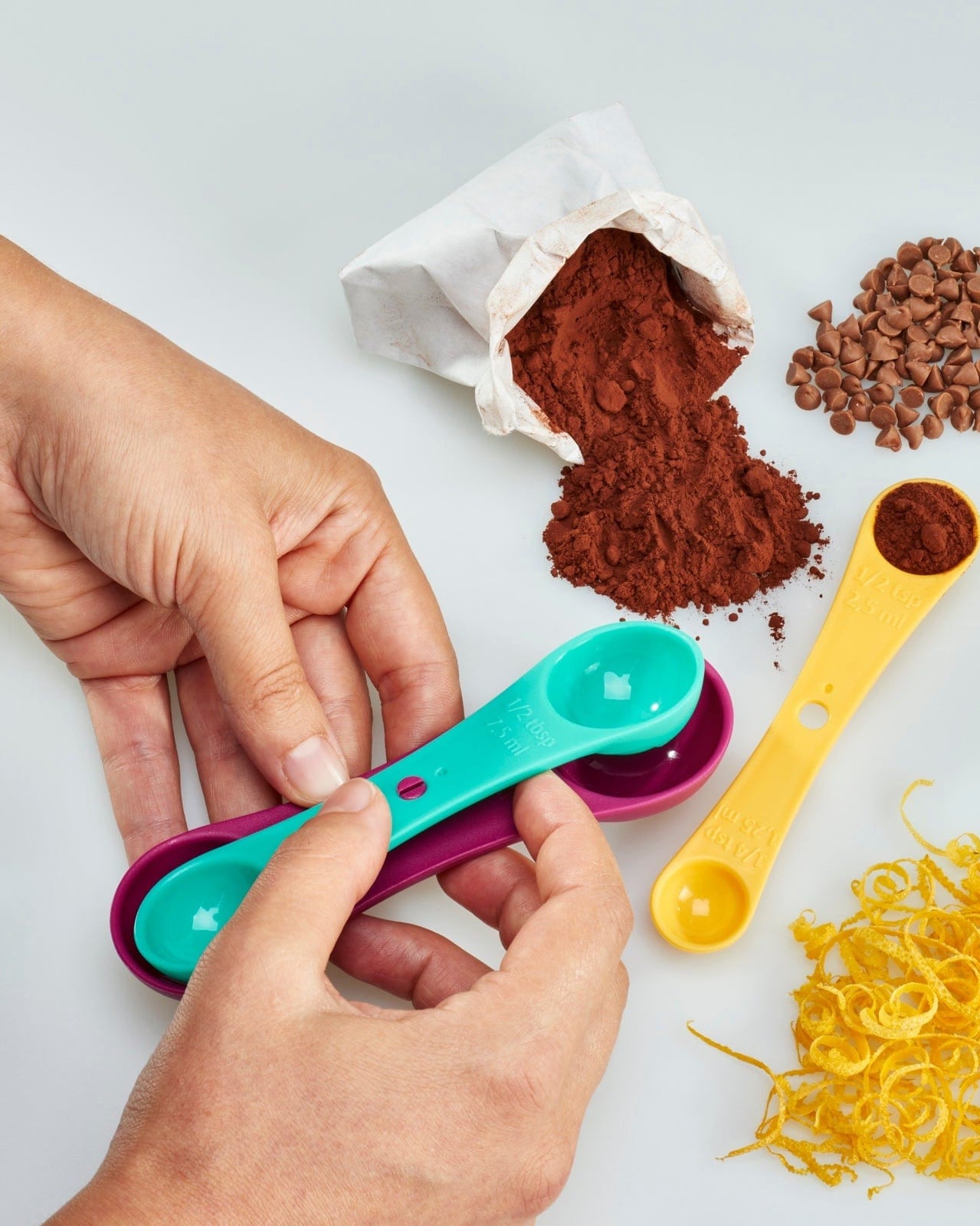 Metaltex Set of 3 Double Measuring Spoon Bakeware MT296