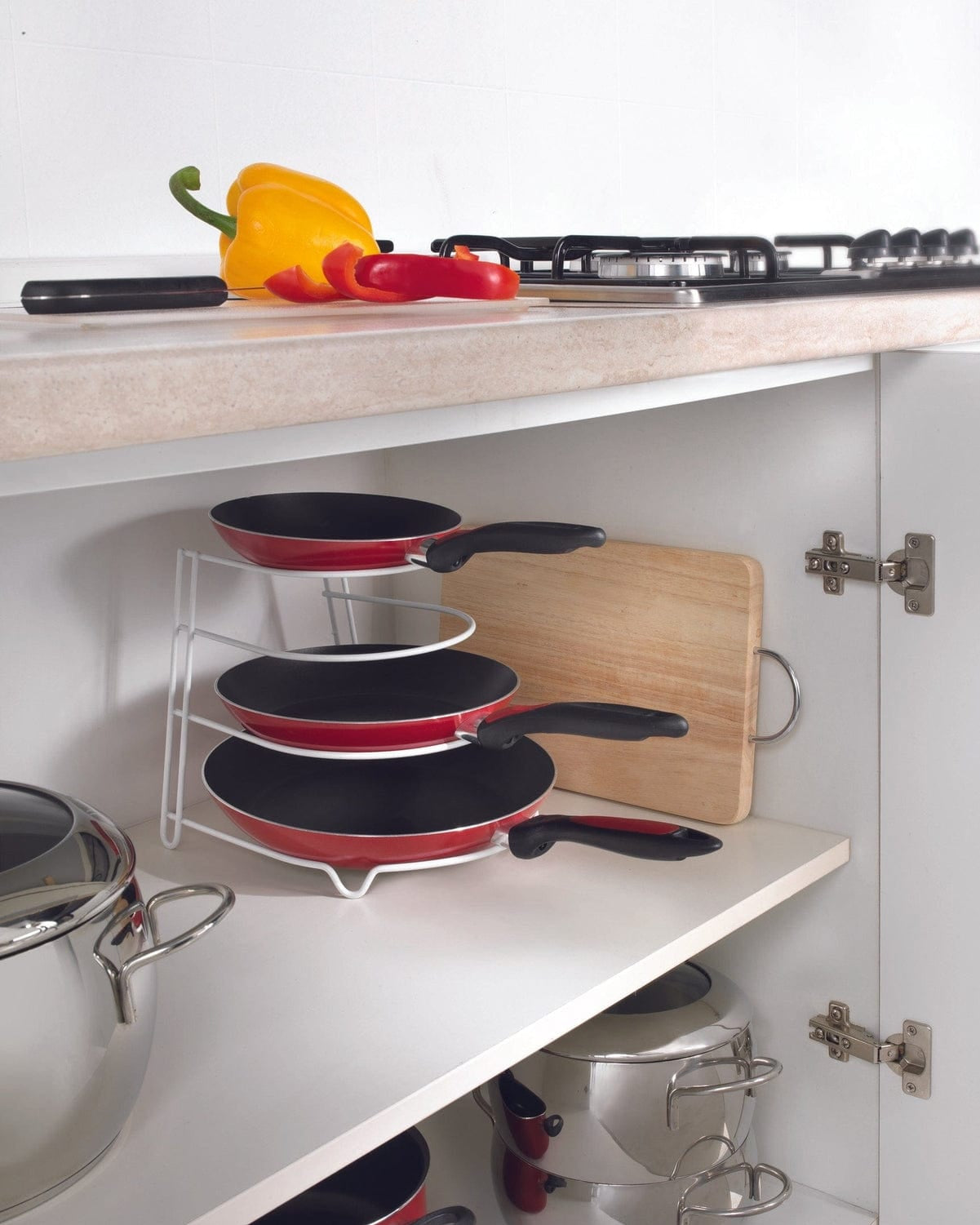 Metaltex Sierra Fry Pan Hold Kitchen Organisers and Storage MT400