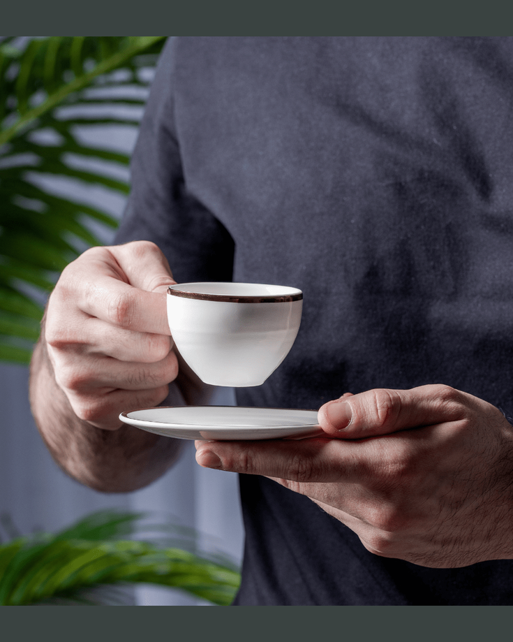 Claytan Expresso Cup Saucer Set
