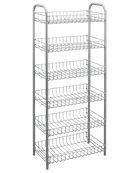 Metaltex 6 Tier Rolling Cart Monaco Kitchen Organisers and Storage MT496