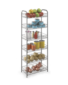 Metaltex 6 Tier Rolling Cart Monaco Kitchen Organisers and Storage MT496