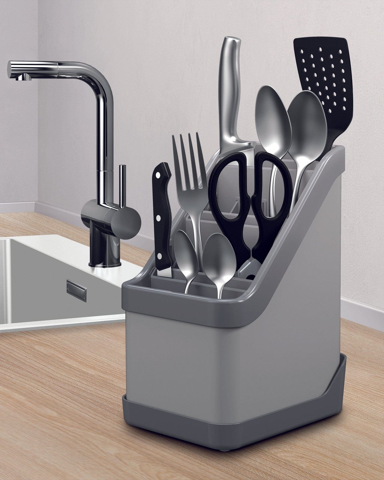 Metaltex Adjustable Cutlery Drainer Kitchen Organisers and Storage MT586
